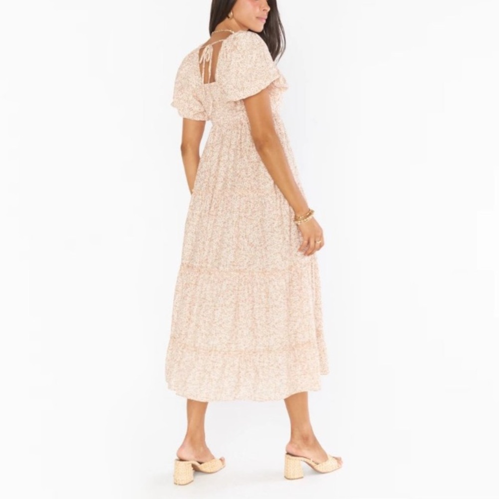 SHOW ME YOUR MUMU Odette Ditsy Daisy Floral Midi Dress - Picture 9 of 15